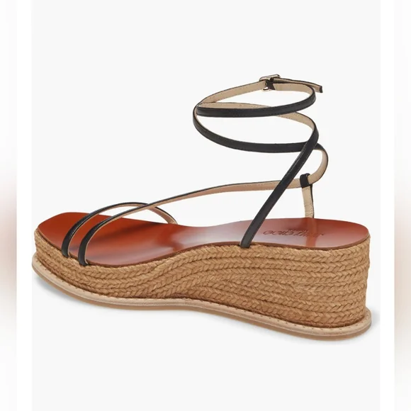 Jimmy Choo women's Driver 60 Wedge Heel Sandals Size 39 ,NWB - Picture 3 of 7